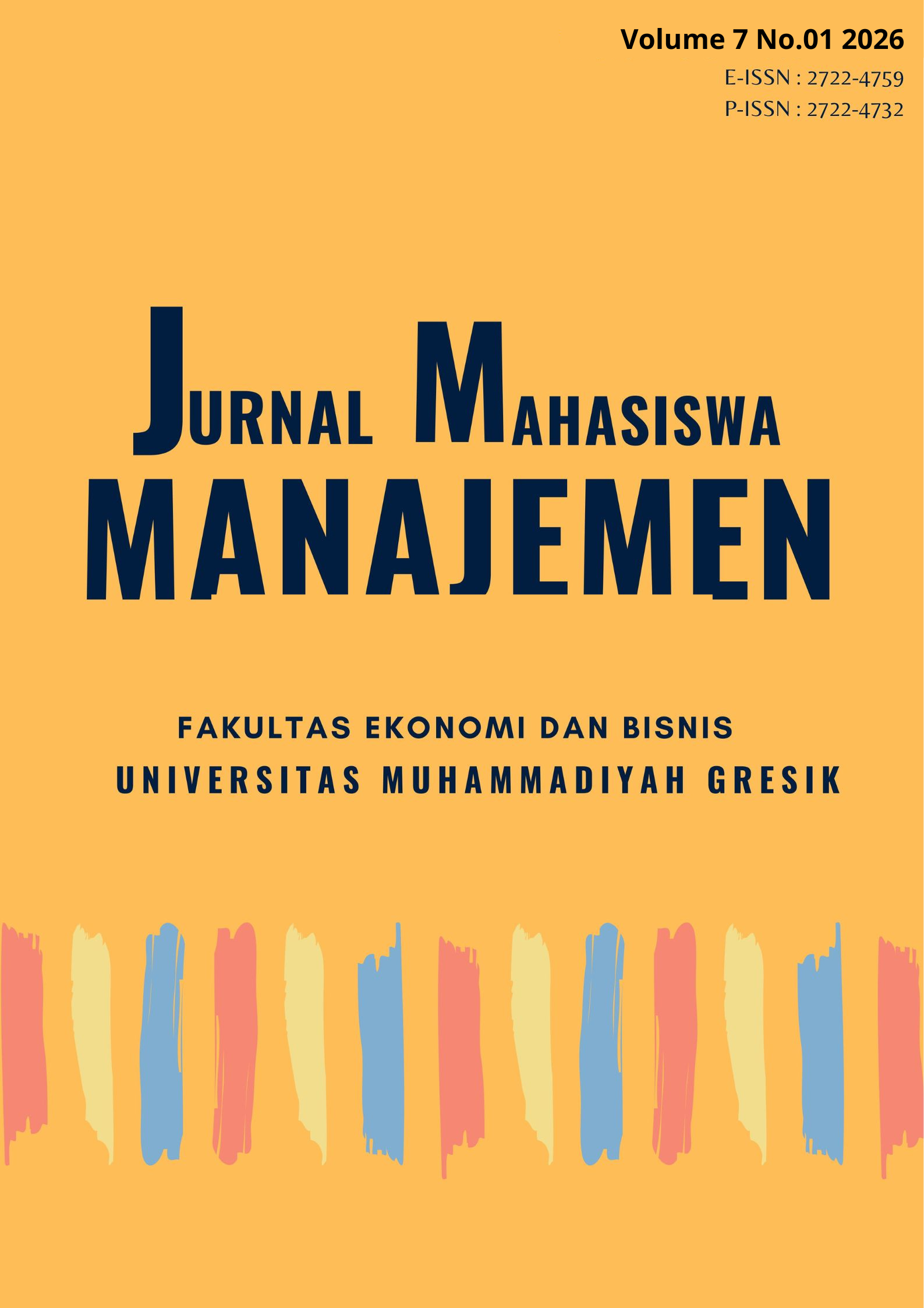					View Vol. 7 No. 01 (2026): Jurnal Mahasiswa Manajemen
				
