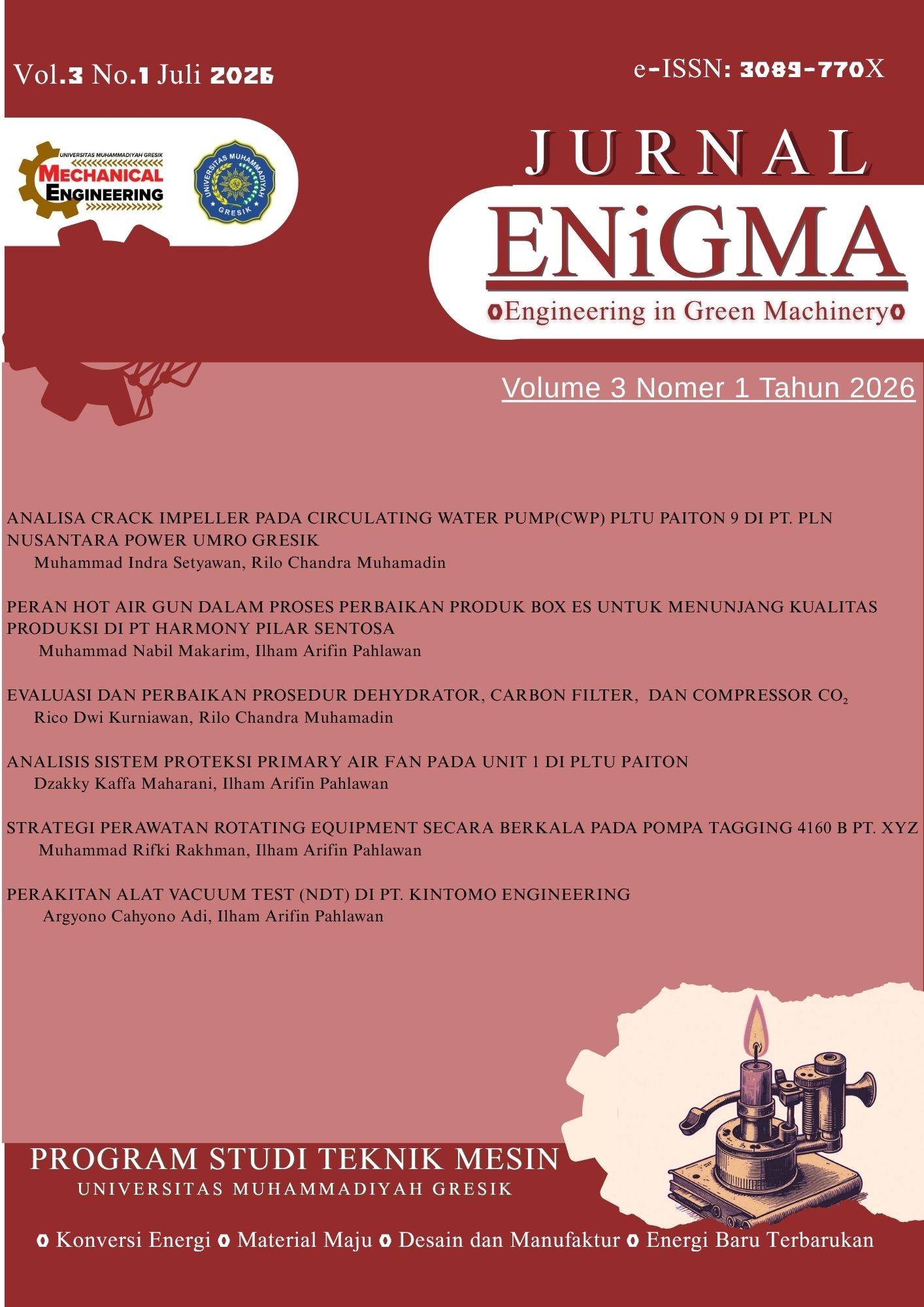 					View Vol. 3 No. 1 (2026): Juli 
				